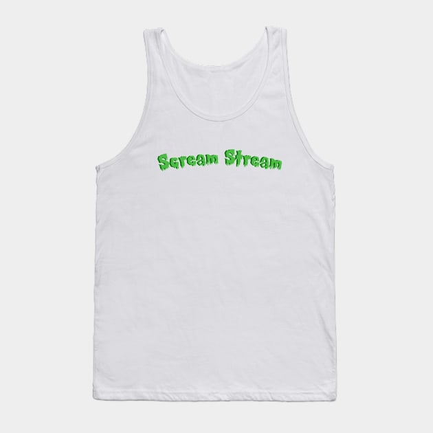 Scream Stream Text Logo Tank Top by Scream Stream 